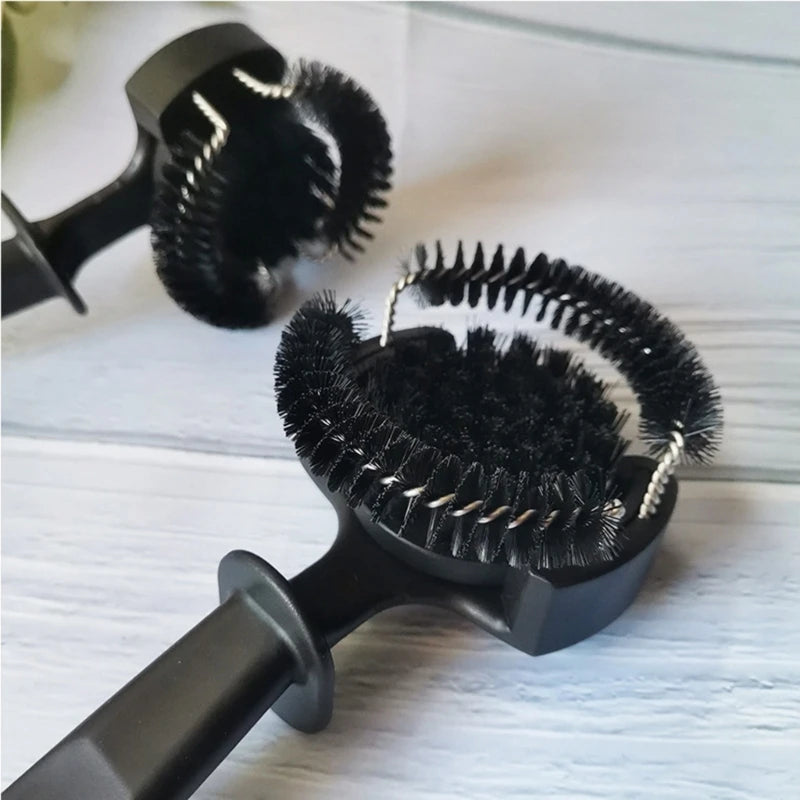 51/58mm Coffee Machine Brush Cleaner Removable Coffee Maker Espresso Group Head Cleaning Round Brushes Cleaning Tool