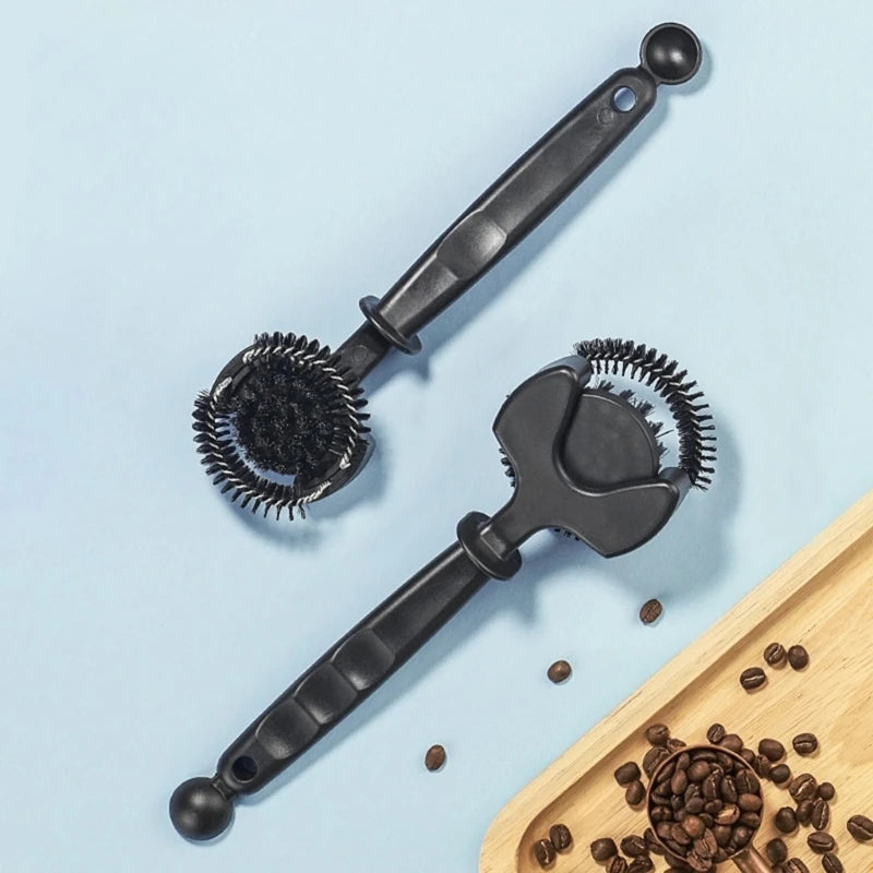 51/58mm Coffee Machine Brush Cleaner Removable Coffee Maker Espresso Group Head Cleaning Round Brushes Cleaning Tool