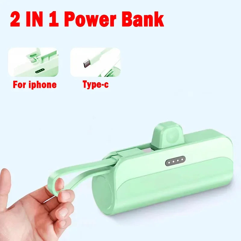 10000mah Mini Portable Power Bank External Battery Plug Play Powerbank Two Ports Battery Safe Power Bank For Iphone Huawei ﻿
