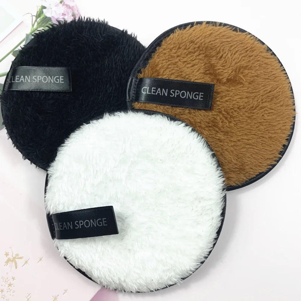 Microfiber Make Up Remover Pads 1PC Reusable Face Towel Washable Cotton Pads Make-up Wipes Cloth Cleansing Puff  Skin Care Tools